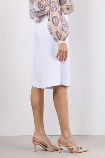 Bermuda Misto Viscosa Bianco - 5
