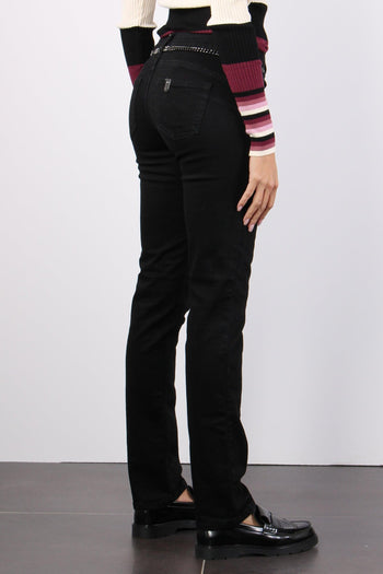 Jeans Magnetic Cintura Denim Black - 5