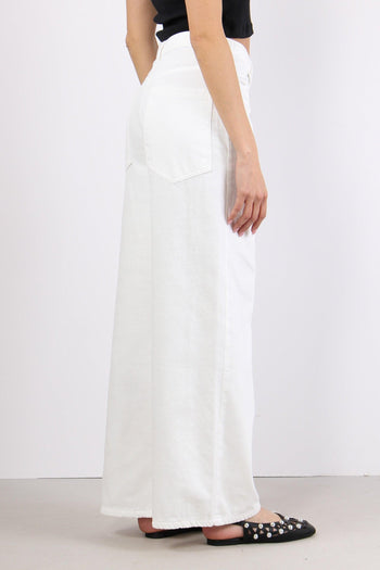 Pantalone Bull 5 Tasche Bianco - 5