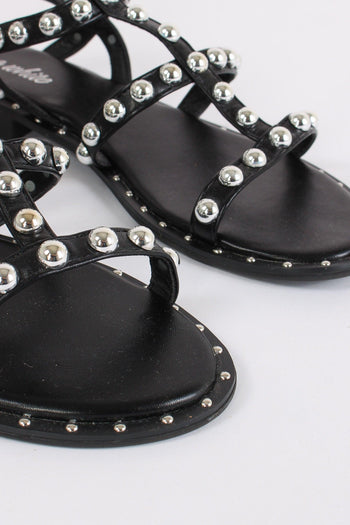 Sandalo Schiava Borchie Black - 7