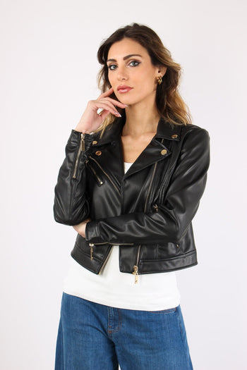 Minchir Chiodo Ecopelle Black - 2