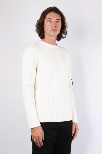 Maglia Girocollo Costa Inglese Gauze White - 4