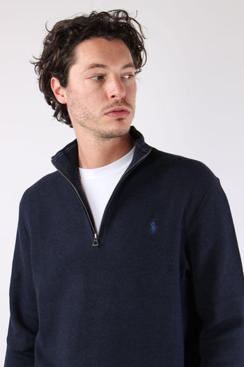 Maglia Mezza Zip Nido Dape Navy - 8