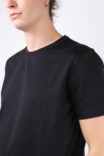 T-shirt Cotone Logo Nero - 5