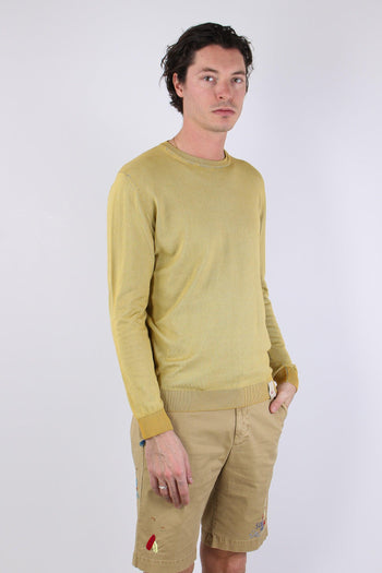 Maglia M/l Filo Reversibile Mostarda/argendo - 7