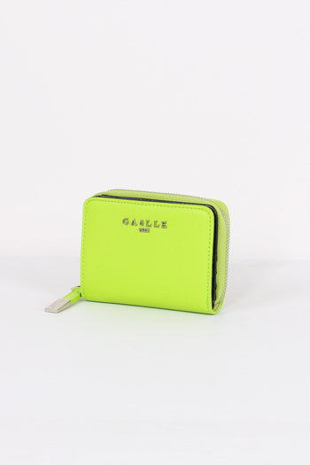 Mini Zip Around Saffiano Lime - 2