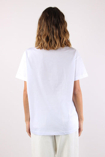 T-shirt Taschino Paillettes Bianco - 3