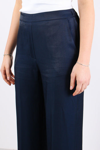Pantalone Tessuto Cangiante Blu - 7
