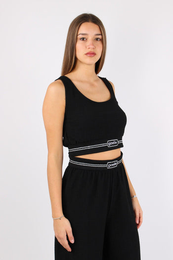 Top Goffrato Nero - 7