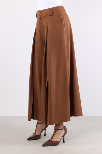 Gonna Pantalone Poliviscosa Caffe - 3