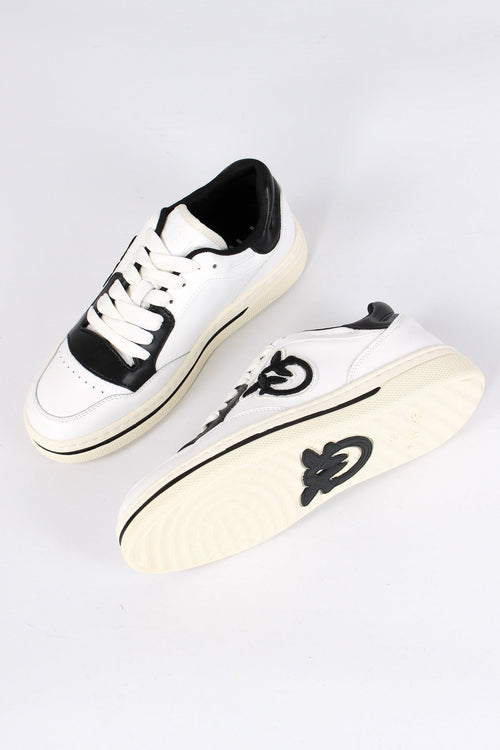 Mandy 01 Sneaker Logo Ricamo White/black - 2