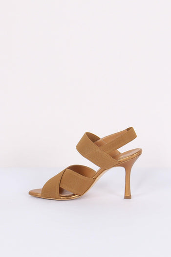 Sandalo Elastico Incrocio Bronzo - 6