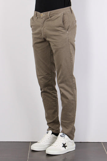 Pantalone Chino Basico Old Fango - 4