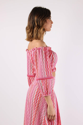 Top Balze Spalla Scesa Electric Fuxia - 8