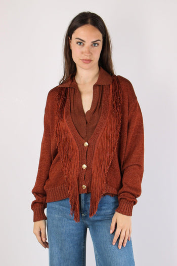 Cardigna Frange Ruggine - 2