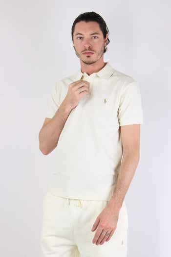 Polo Rete Slim Fit Cream - 3