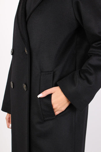 Zum Cappotto Doppiopetto Nero - 7