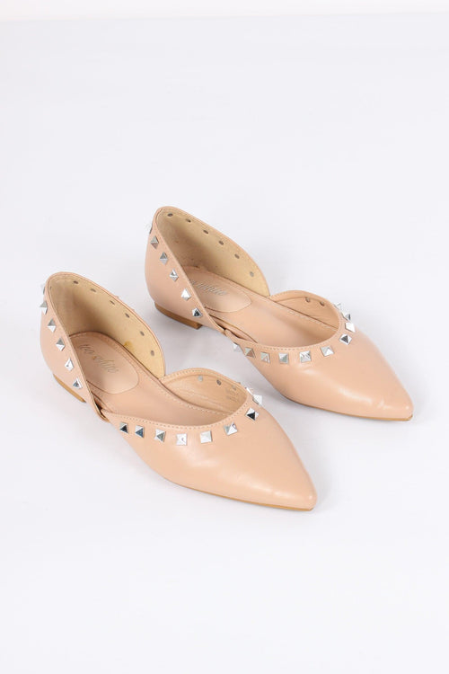 Ballerina Aperta Profilo Borch Beige - 2