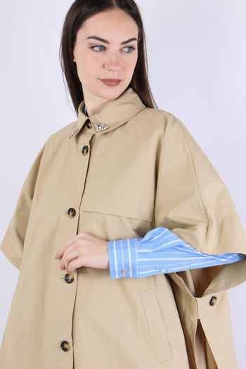 Poncho Trench Sabbia - 7