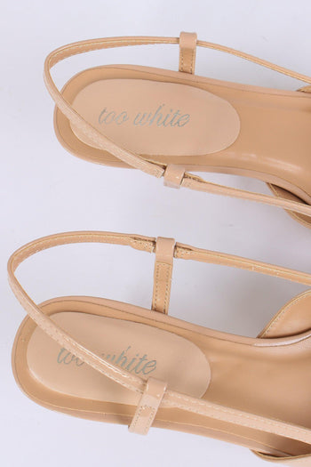 Chanel Tacco Basso Fibbia Nude - 6