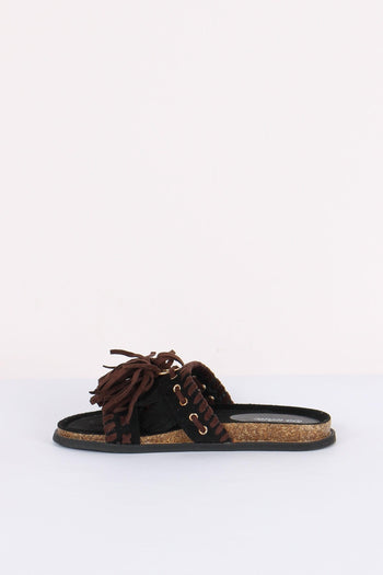Ciabatta Intreccio Nappina Nero - 3