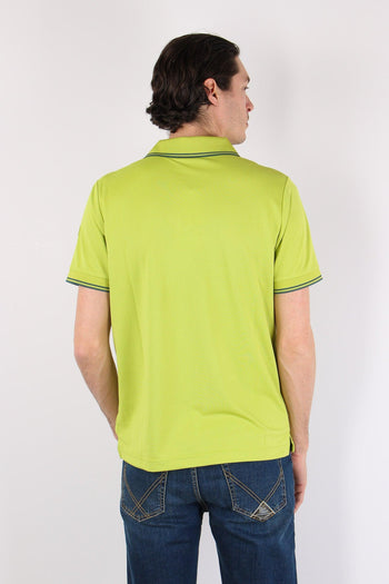 Hari Polo Collo Righe Citron Green - 5