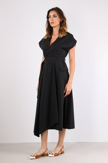 Abito Scavo V Tasche Nero - 3