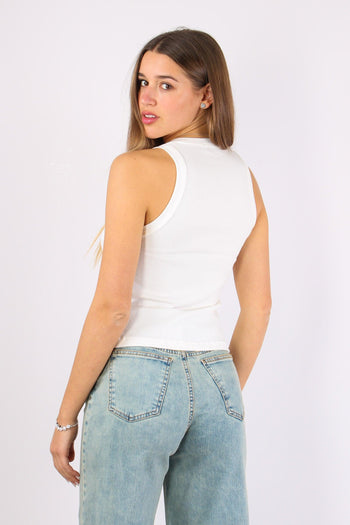 Canotta Costina Panna - 7