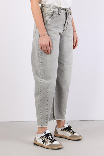 Denim Barrel Sporcato Grigio - 7