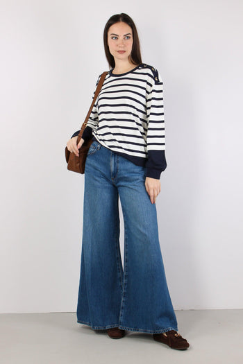 Maglia Over Riga White/blue - 5