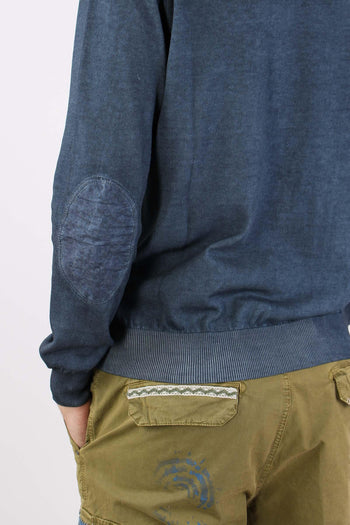 Maglia M/l Patch Toppa Azzurro - 6