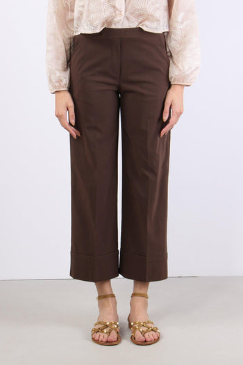 Pantalone Cropped Risvolto Moro - 2