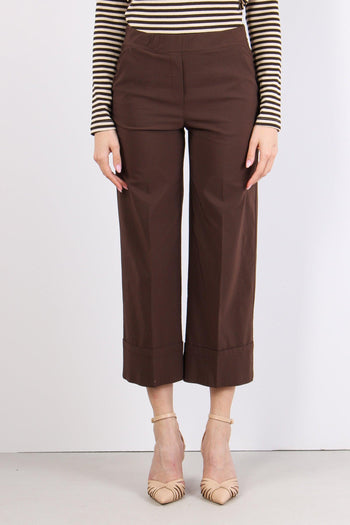 Pantalone Cropped Risvolto Moro - 2