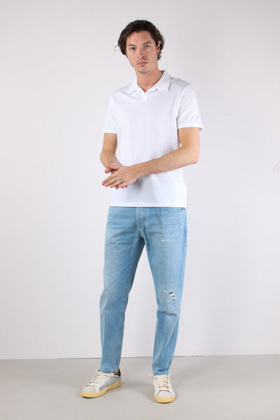 Polo Jersey Bianco