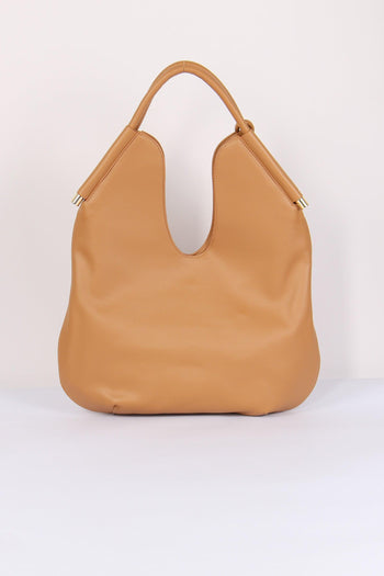Amber Mazzaluna Ciondolo Oro Camel - 3