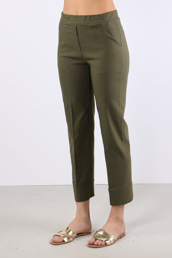 Pantalone Dritto Risvolto Militare - 3