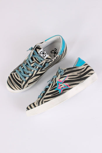 Sneakers Prime Star Zebra Zebra/fucsia - 2