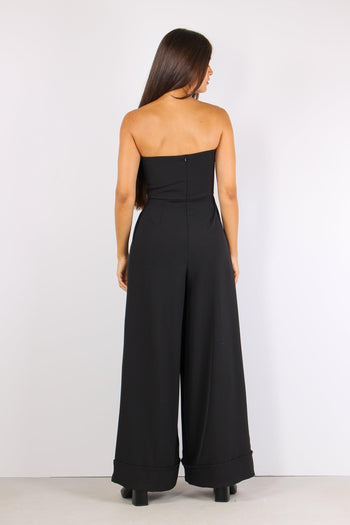 Tuta Fluida Cady Nero - 4