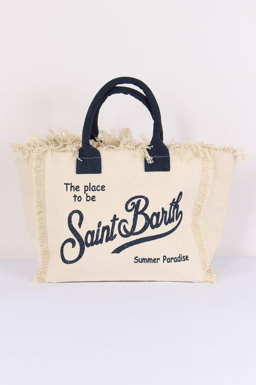 Vanity Canvas Bianco/blu