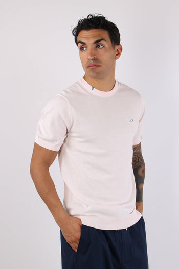 Maglia Girocollo M/m Filo Rosa - 3