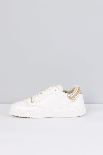 Mandy 01 Sneaker Pelle Logo White/light Gold - 4