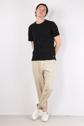 T-shirt Girocollo Basica Nero - 4