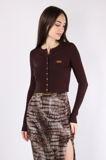 Cardigan Maglia Cacao - 2