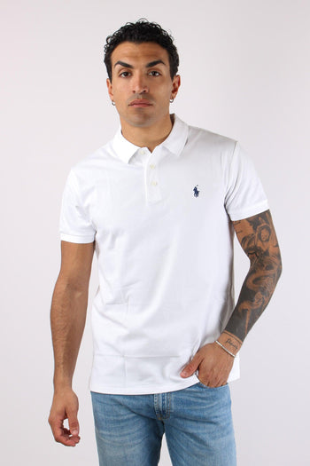 Polo Slim Fit Stretch White - 6