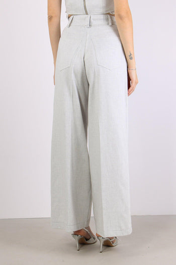 Pantalone Palazzo Coulisse Pearl - 4