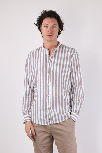 Camicia Lino Riga Grande Brown - 2