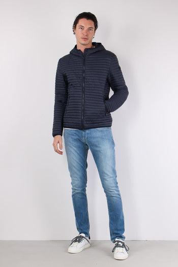 Piumino Cappuccio 100 Grammi Navy - 3