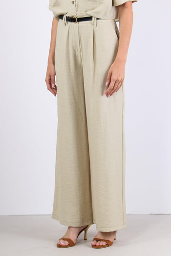 Pantalone Elastico Dietro Mist Salvia - 3