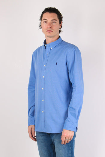 Camicia Popeline Stretch Blue End - 5