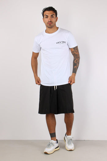 T-shirt Ricamo Gin & Tonic Bianco - 3